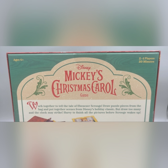 🎁 Disney Mickey's Christmas Carol Holiday Game by Funko 2-4 players ages 4+ NEW - Picture 5 of 9